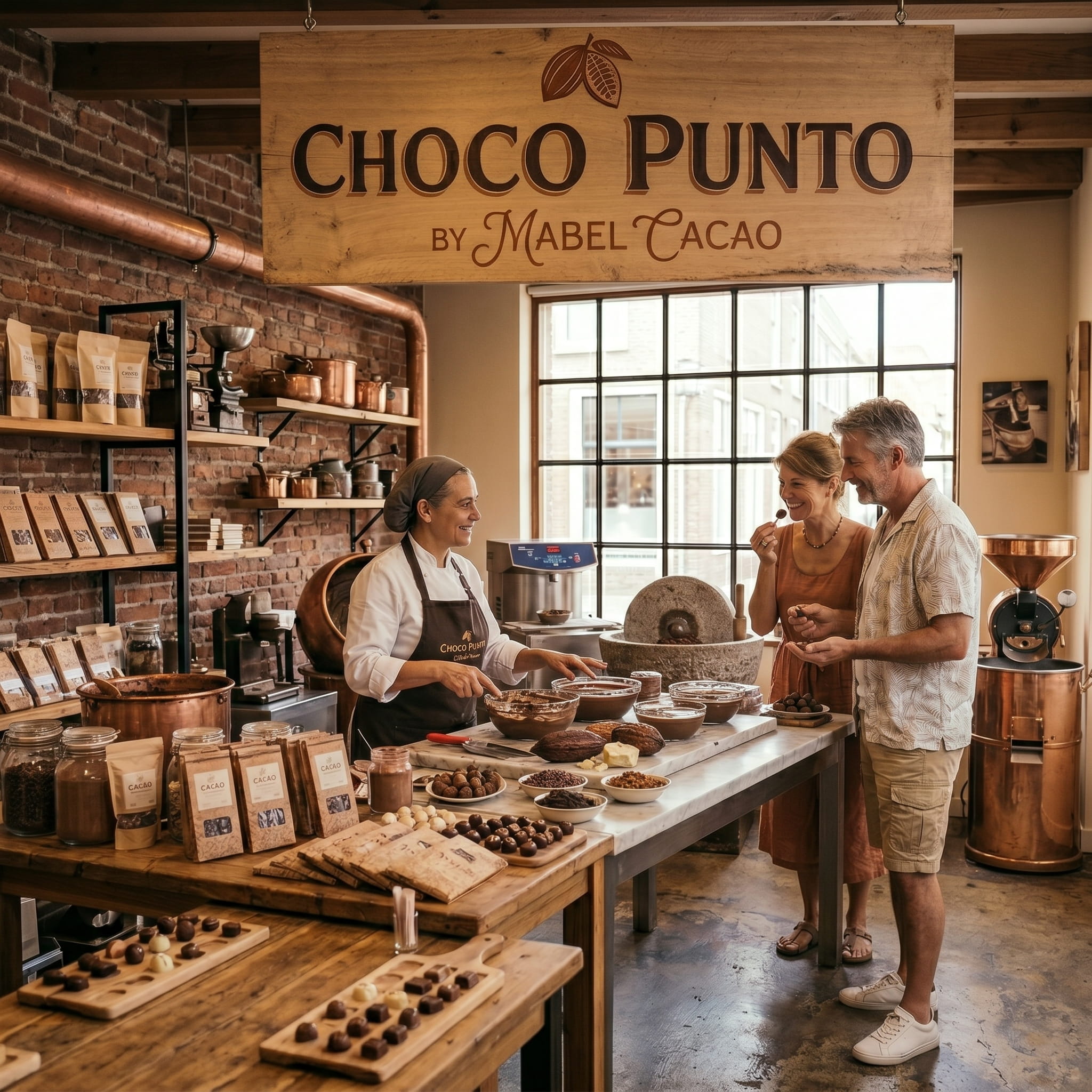 Schokoladenfabrik(1) Schokoladenfabrik Choco Punto by Mabel Cacao – Kakao-Verkostung